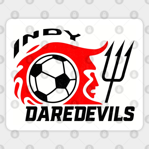 Classic Indy Daredevils Soccer 1978 Magnet by LocalZonly